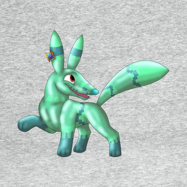 Pinartic Pretztail: Green by spyroid101